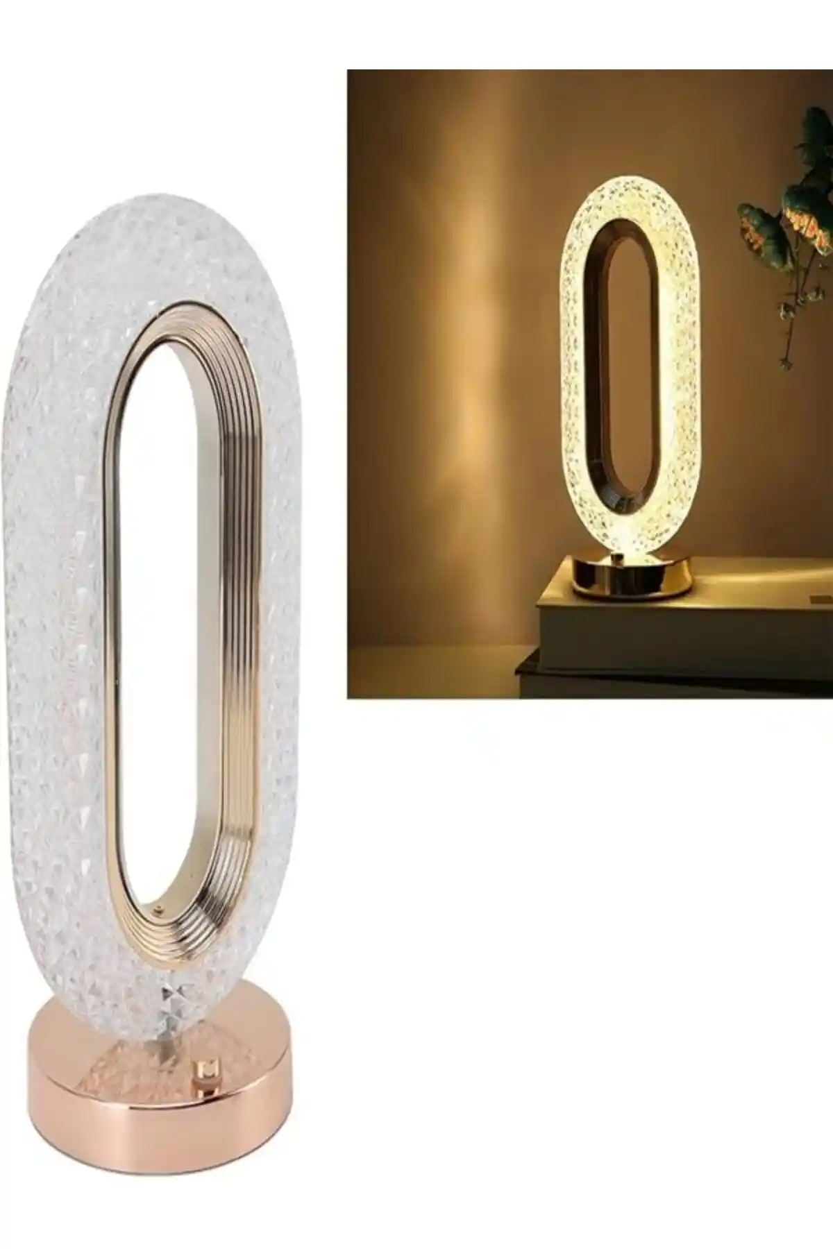 Kristal Elmas Masa Lambası ile Dekorasyonunuza Zarafet Katın ve Işıltılı Atmosfer Yaratın