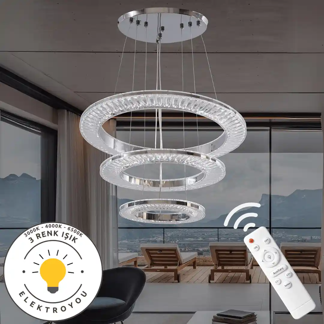 Krom Sarkıt Avize ile Modern ve Şık İç Mekân Dekorasyonu İçin En İyi Seçenekler