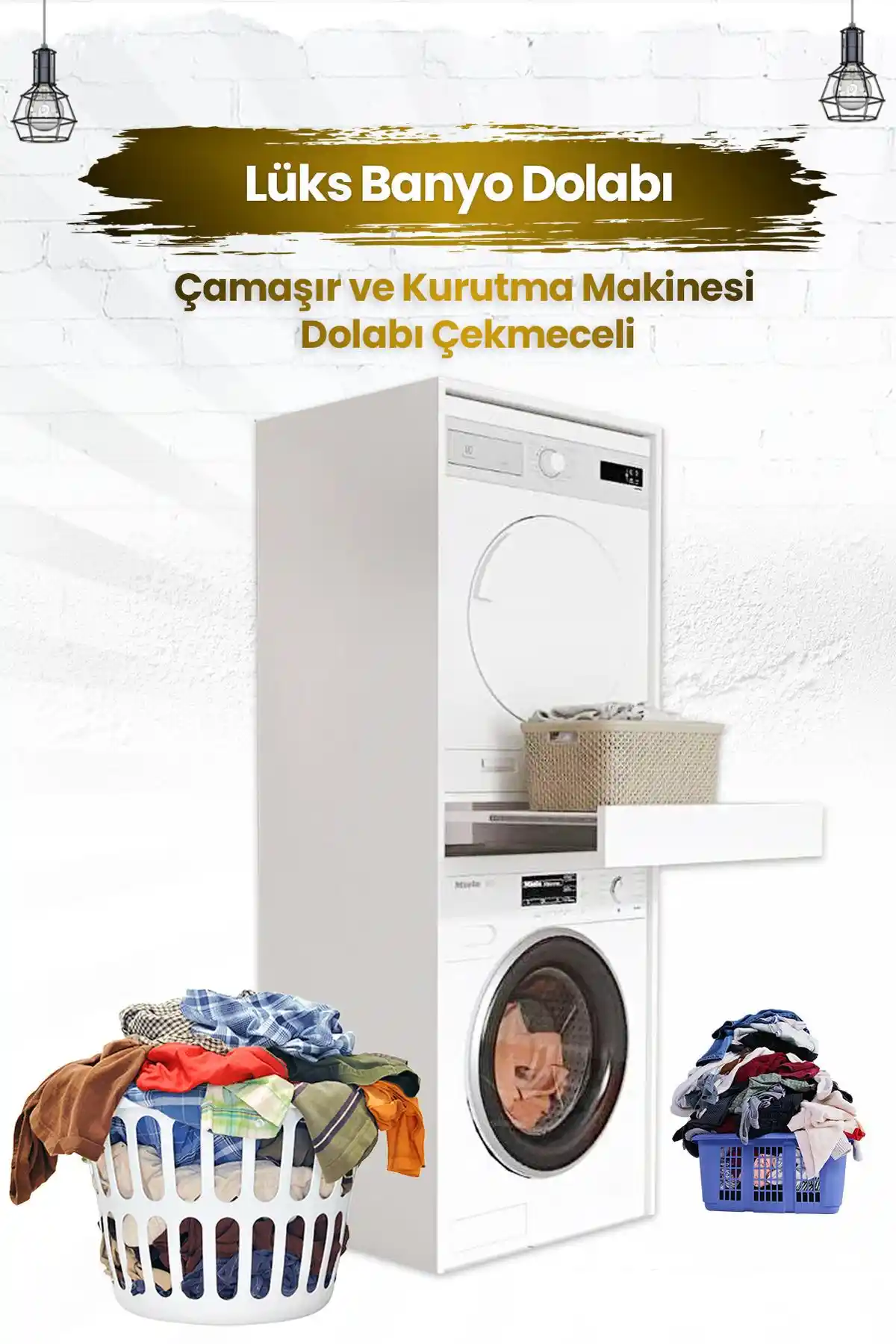 Kurutma ve Çamaşır Makinesi Dolaplarıyla Ev Dekorasyonunu Yenileme Rehberi