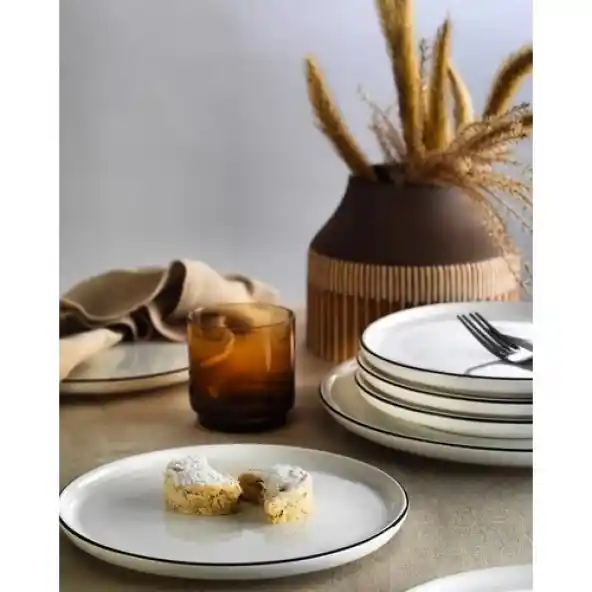 Kütahya Porselen Oslo 7 Parça Pasta Seti ile Dekorasyonunuza Zarif Dokunuşlar