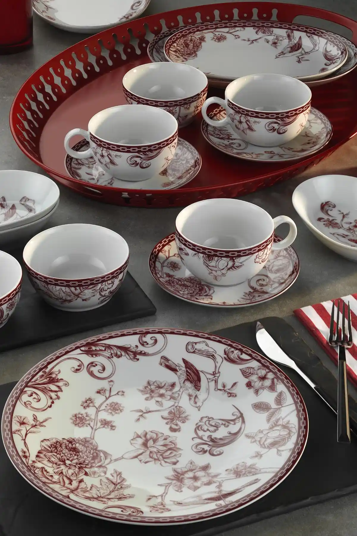 Kütahya Porselen Zeugma Kahvaltı Takımıyla Dekorasyonda Zarafeti Yakalayın