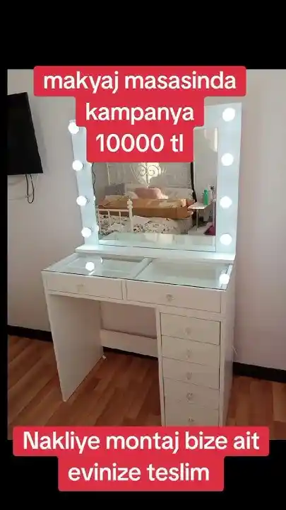 Lambalı Makyaj Masası Seçerken Dikkat Edilmesi Gerekenler ve Trendler