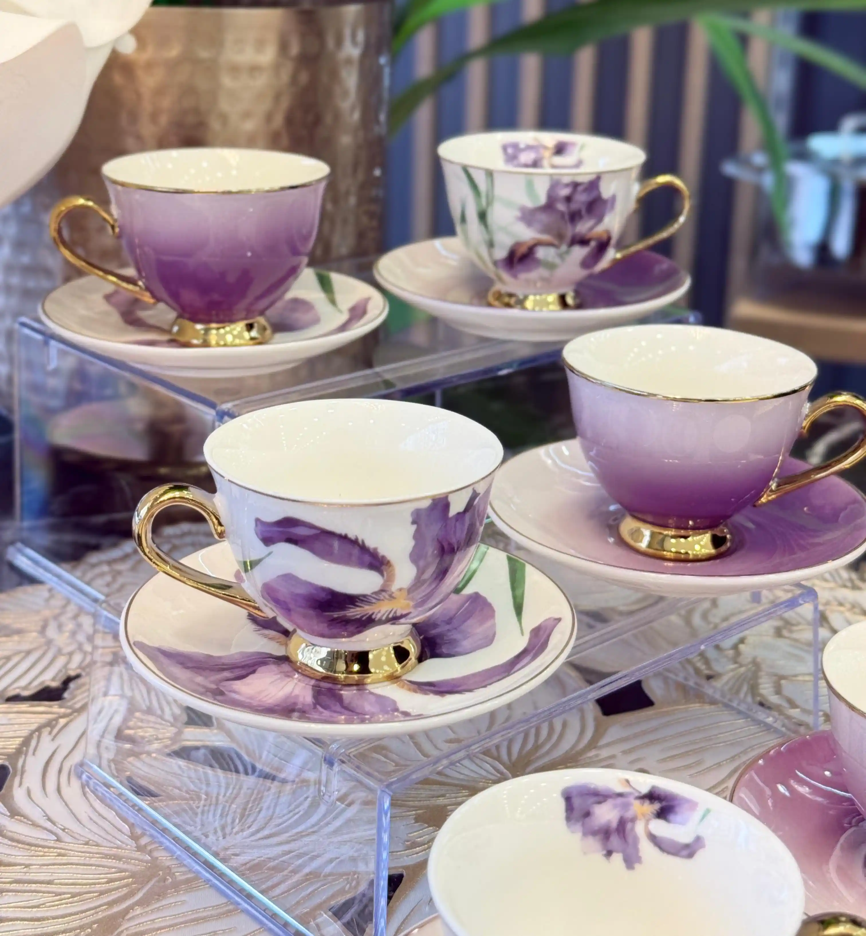 Lavantalı Kahve Fincanlarıyla Dekorasyonda Zarafetin Yeni Yüzü