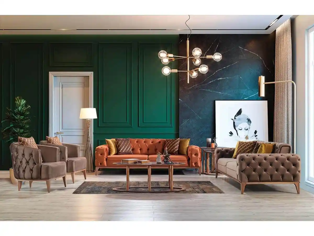 Lila Renkli Koltuk Takımıyla Modern ve Şık Ev Dekorasyonu İpuçları