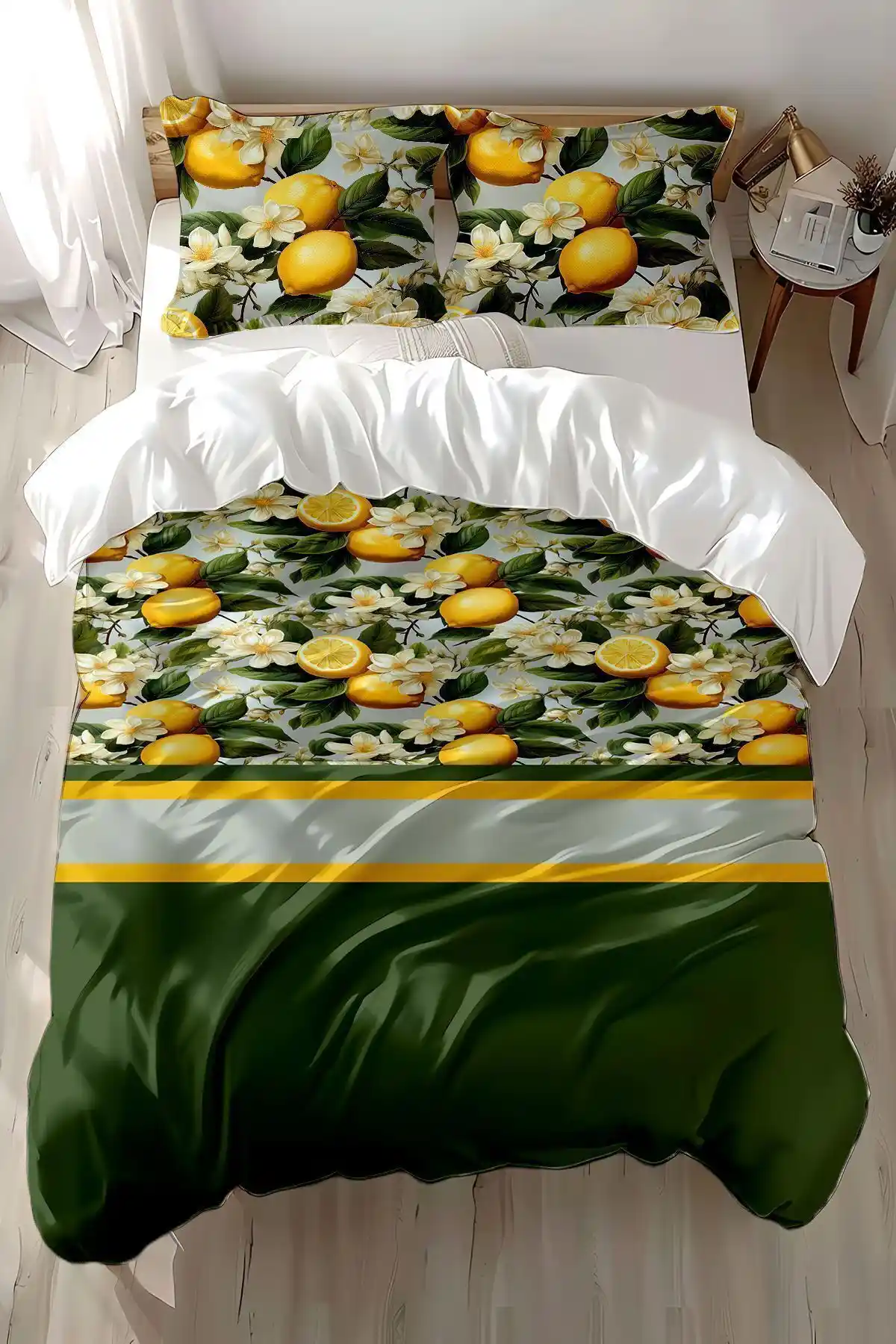 Limonlu Nevresim Takımı ile Yatak Odasında Ferah ve Şık Atmosfer Yaratma Rehberi