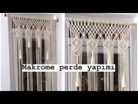 Makrome Perdeler ile Dekorasyonunuza Doğal ve Estetik Bir Dokunuş Katın