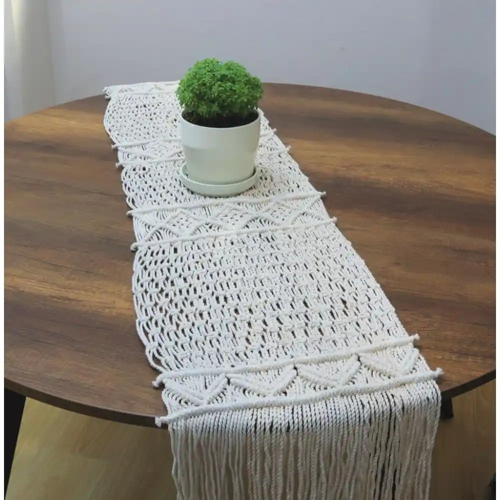 Makrome Runner Dekorasyonda Şıklık ve Doğallığın Buluşması Uygun Fiyatlı ve Estetik Çözümler