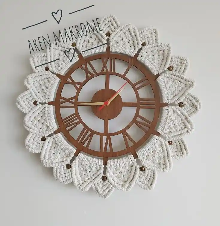 Makrome Saatler: Dekorasyonda Doğal ve Özgün Bir Dokunuş Sağlayan El Yapımı Tasarımlar