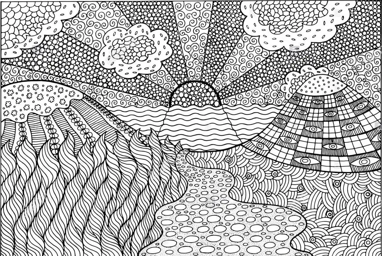 Manzara Mandala Boyama ile Dekorasyonda Yenilikçi ve Doğal Bir Dokunuş