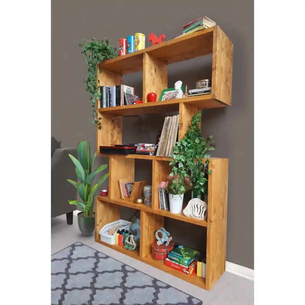 Masif Ağaç Kitaplıklar: Doğal Şıklık ve Dayanıklılığıyla Dekorasyonunuza Zarif Dokunuş