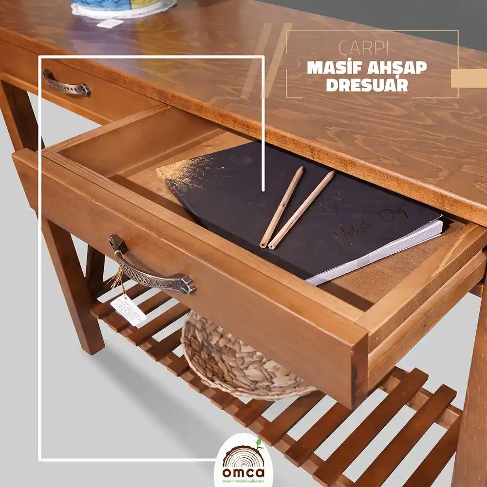 Masif Ahşap Dresuar ile Dekorasyonda Doğallık ve Zarafetin Buluşması