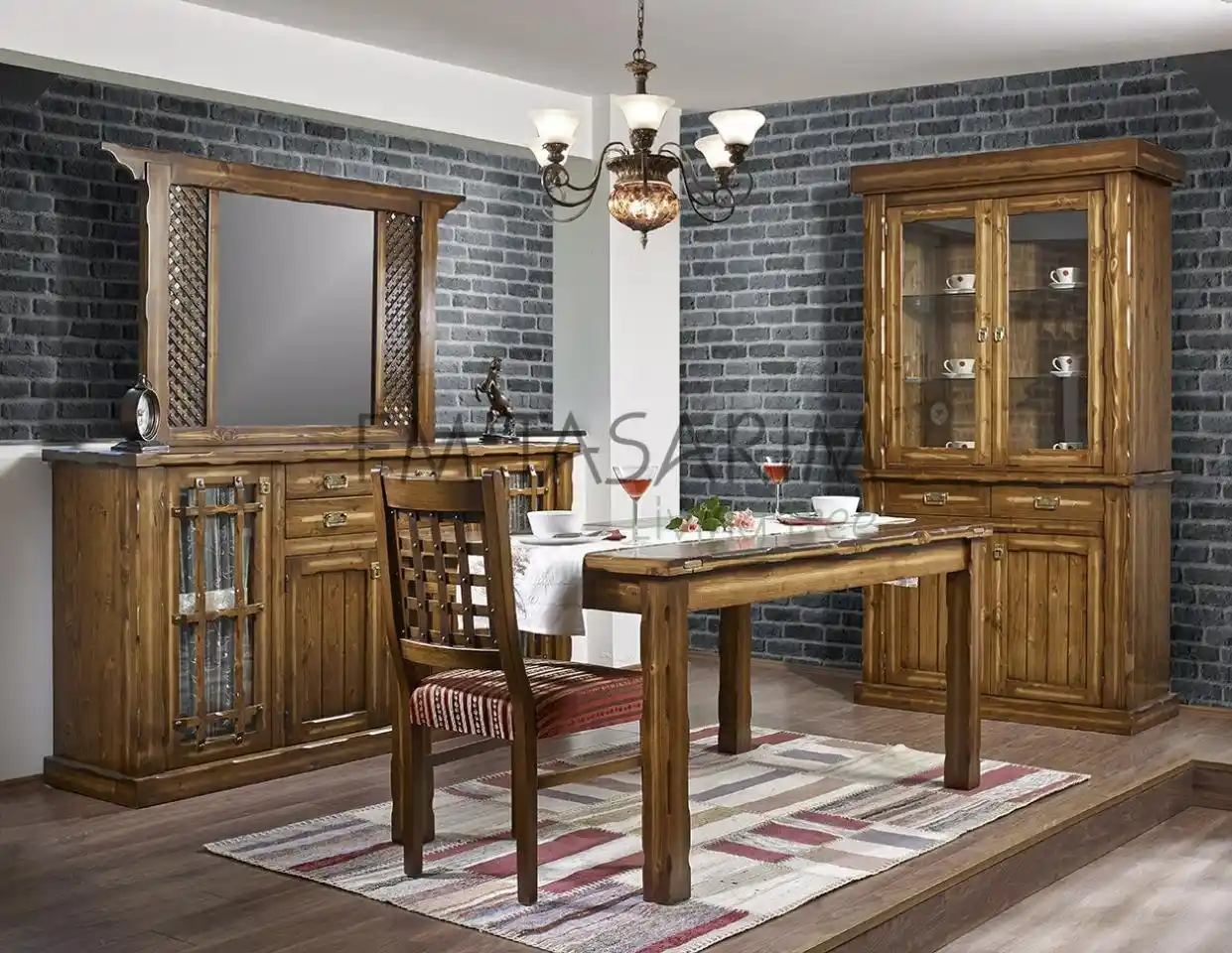 Masif Yemek Odası Takımlarıyla Evinize Zarafet ve Dayanıklık Katın