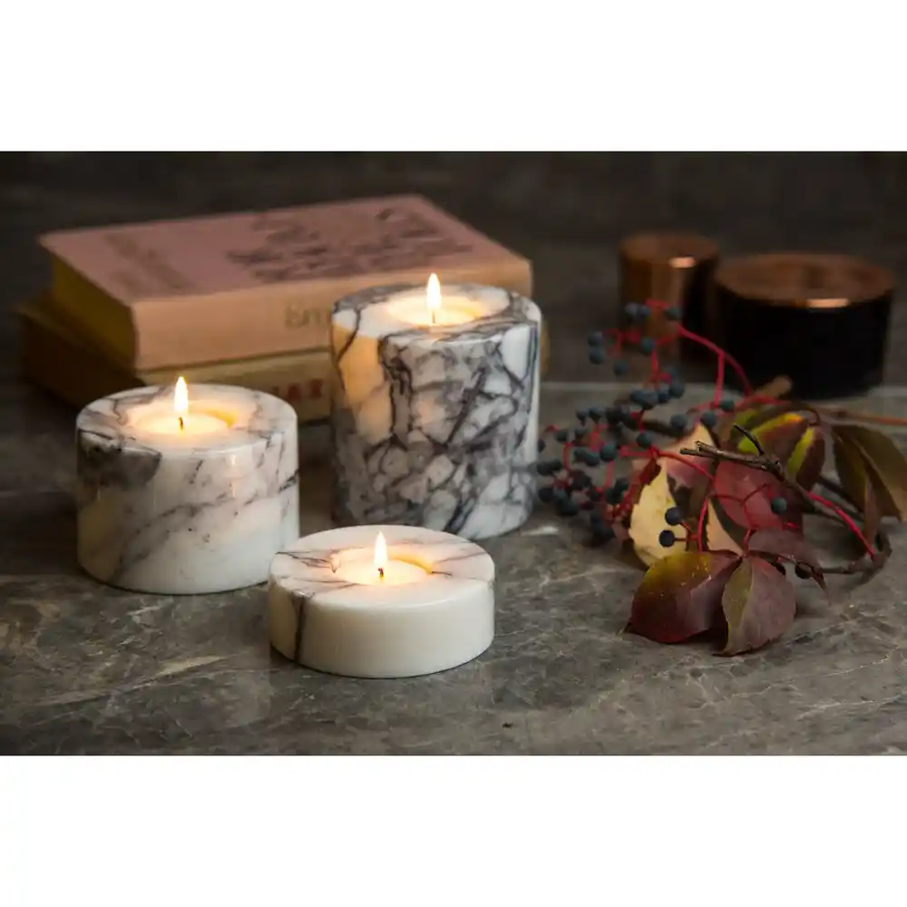 Mermer Mumluklar Dekorasyonda Zarafet ve Şıklık Sağlayan Modern ve Klasik Seçenekler