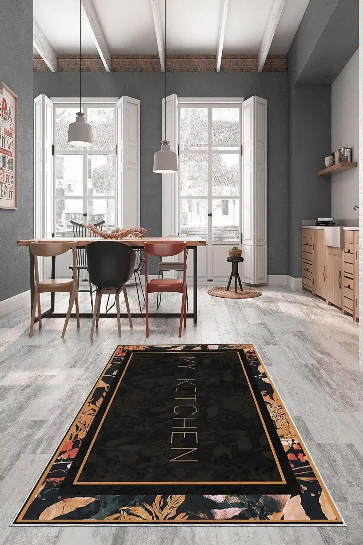 Modern Mutfak Dekorasyonunda Şık ve Fonksiyonel Halı Seçenekleri