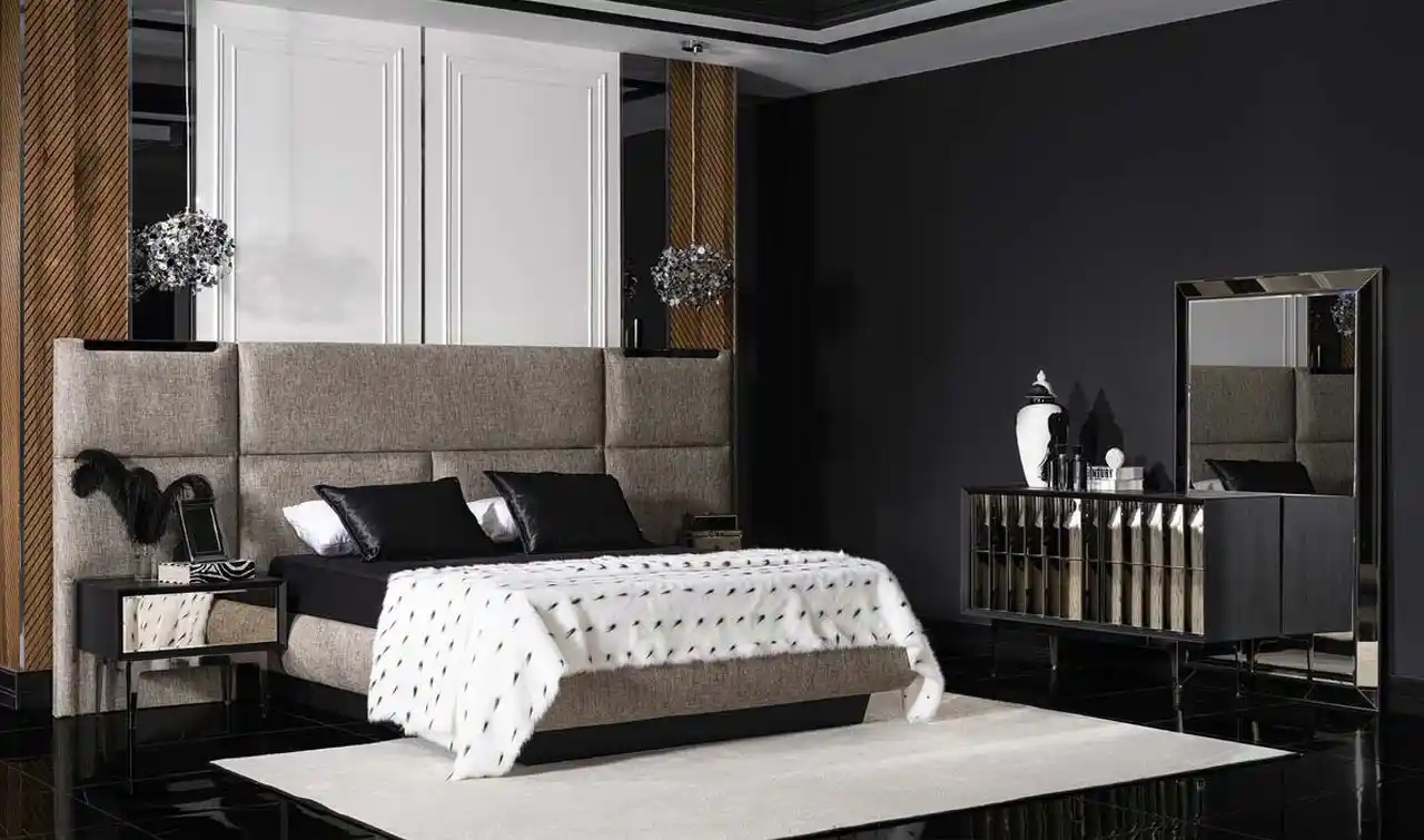Modern Siyah Yatak Odası Tasarımlarıyla Şıklık ve İşlevselliği Yakalayın
