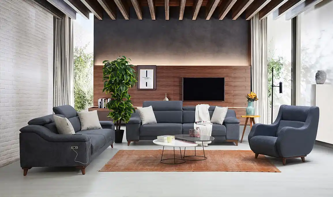 Mustang Temalı Koltuk Takımı ile Modern ve Dinamik Dekorasyon Fikirleri