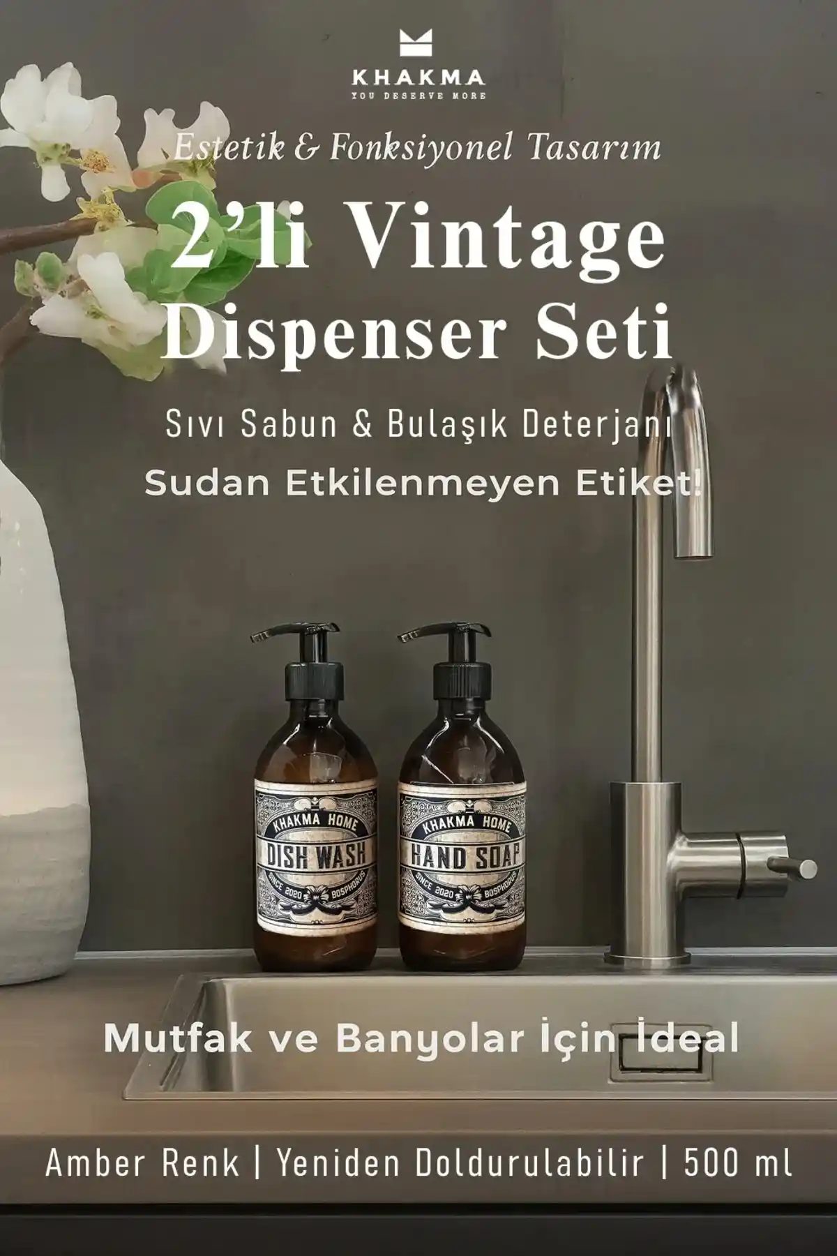 2’li Cam Sabunluk Setleri: Estetik ve İşlevselliğin Bir Arada Sunumu