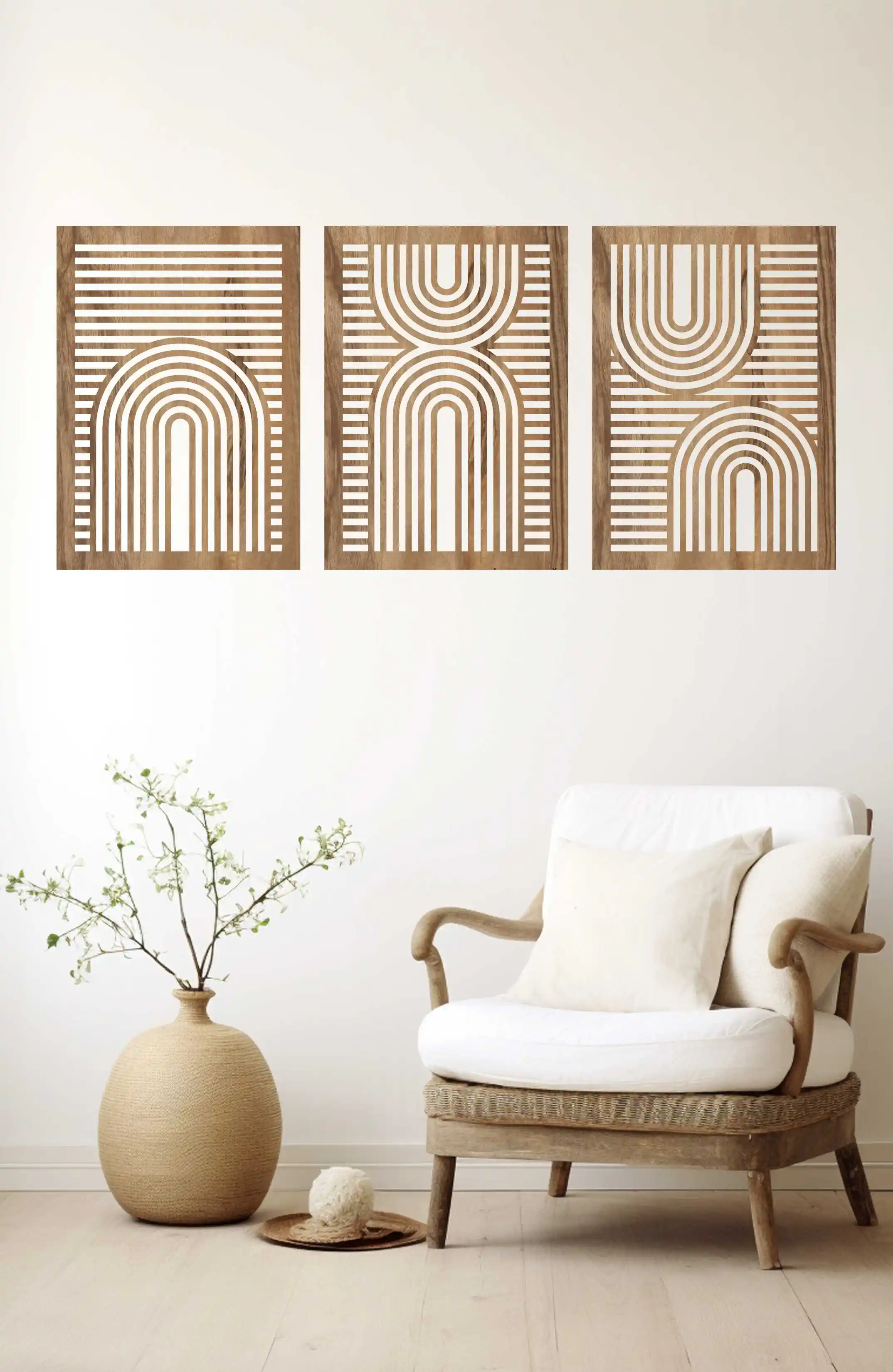 3'lü Duvar Dekoru ile Evinize Modern ve Şık Bir Dokunuş Katın