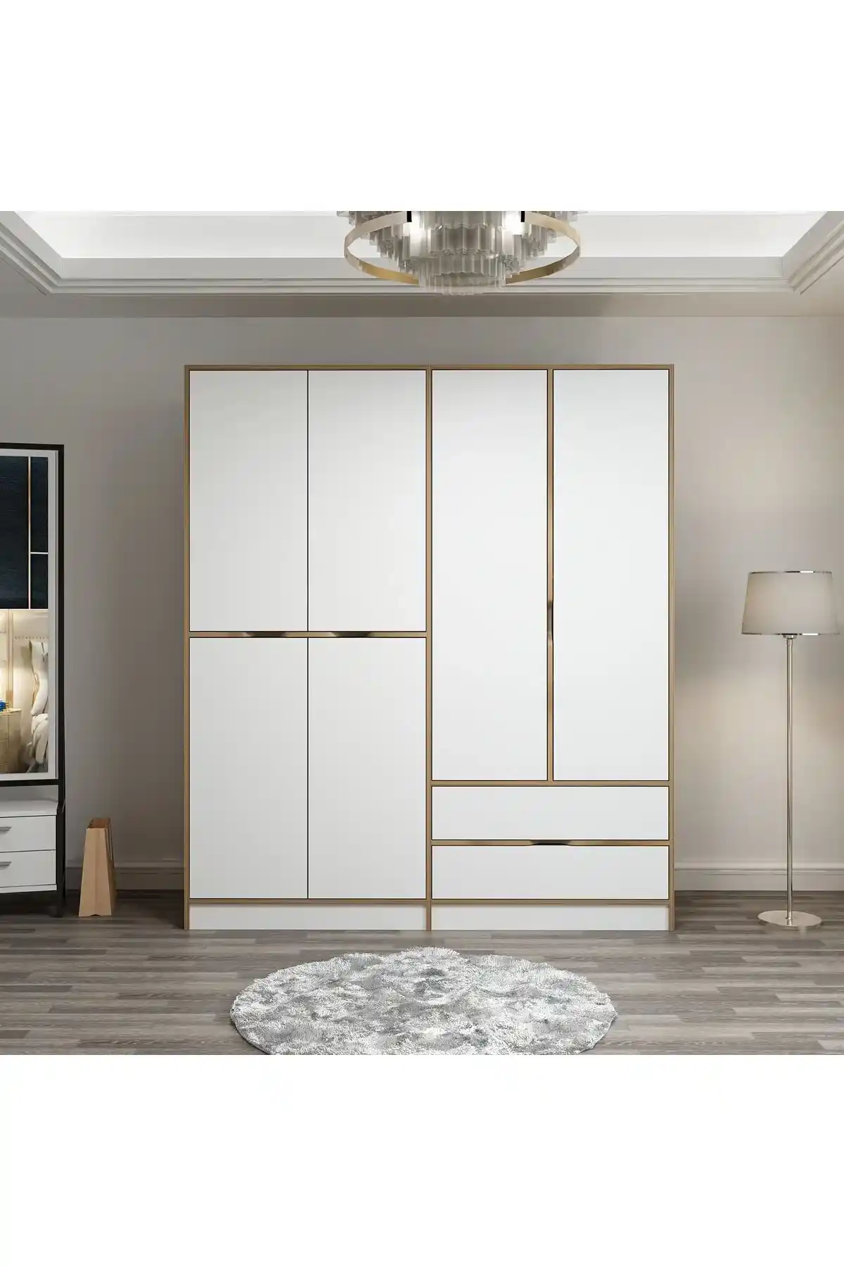 4 Kapaklı Dolaplar: Fonksiyonellik ve Estetiğin Modern Tasarımlarla Buluşması