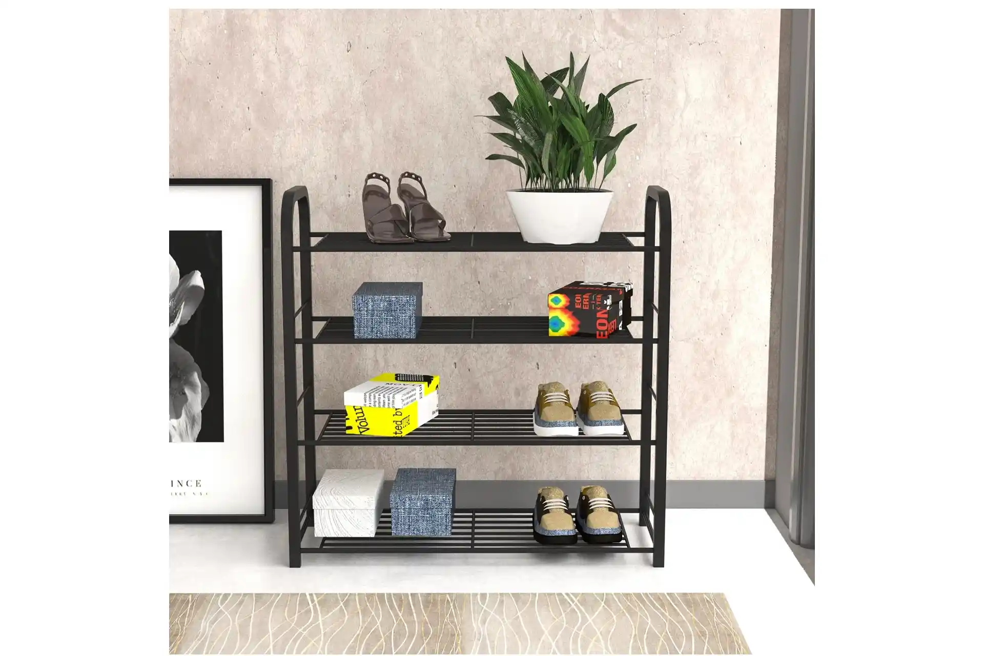 4 Katlı Ayakkabılık Modelleri: Fonksiyonellik ve Estetiğin Uyumuyla Alanınızı Geliştirin