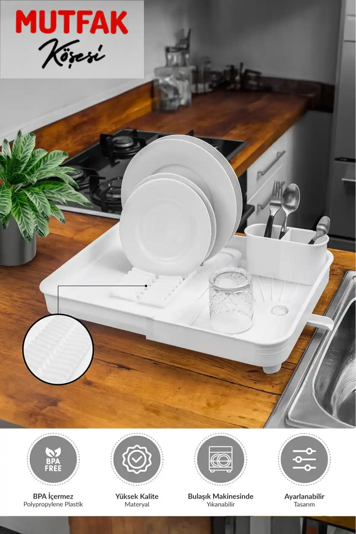 Açılır Kapanır Sürgülü Bulaşıklıklar ile Mutfaklarda Fonksiyonellik ve Estetik Sağlama