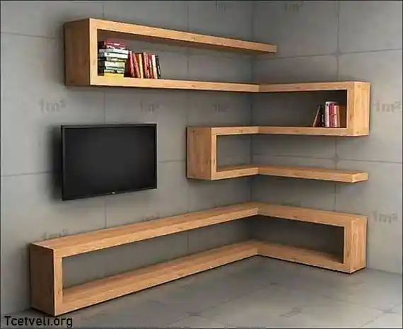 Ahşap Doğal Modern Raflar: Günümüz Dekorasyonunda Trend ve Kullanım Alanları