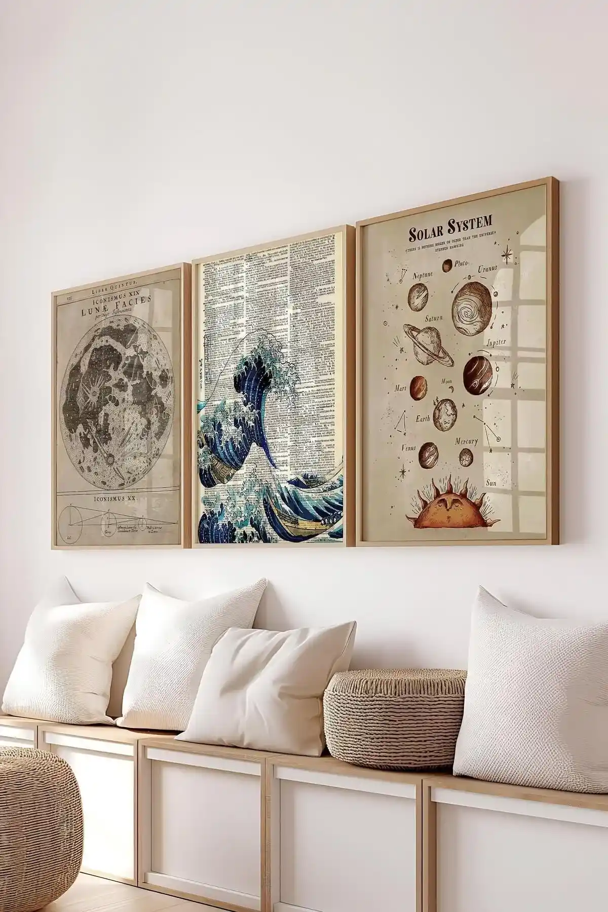 Ahşap Duvar Poster Setleri ve Nostaljik Dekorasyon Trendleri 2023