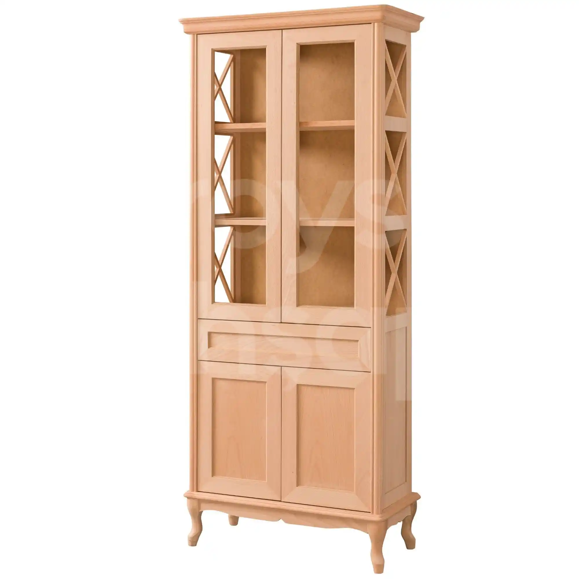 Ahşap Kitaplık Modelleri: Camlı ve Çıtalı Tasarımlarla Estetik ve Fonksiyonellik