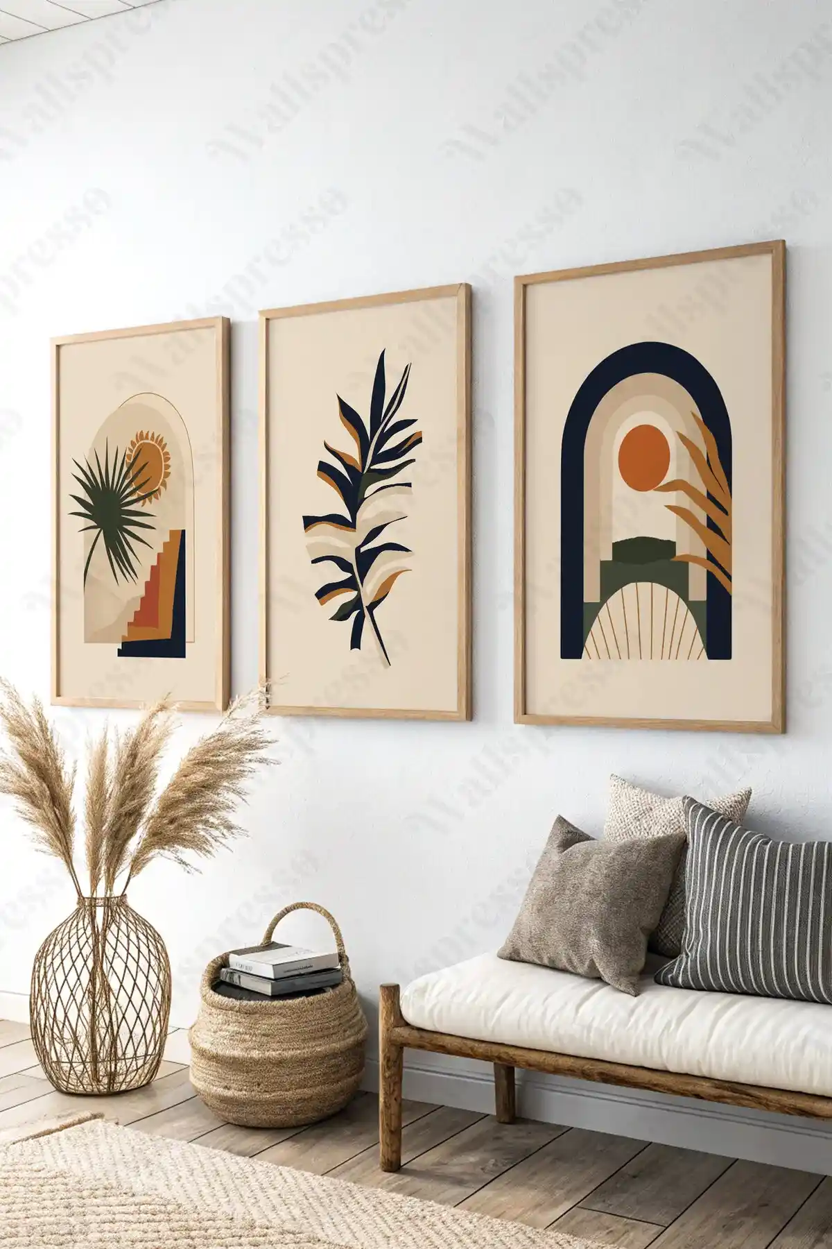 Ahşap Tablo Setleri ile Duvar Dekorasyonunda Sıcak ve Doğal Bir Dokunuş