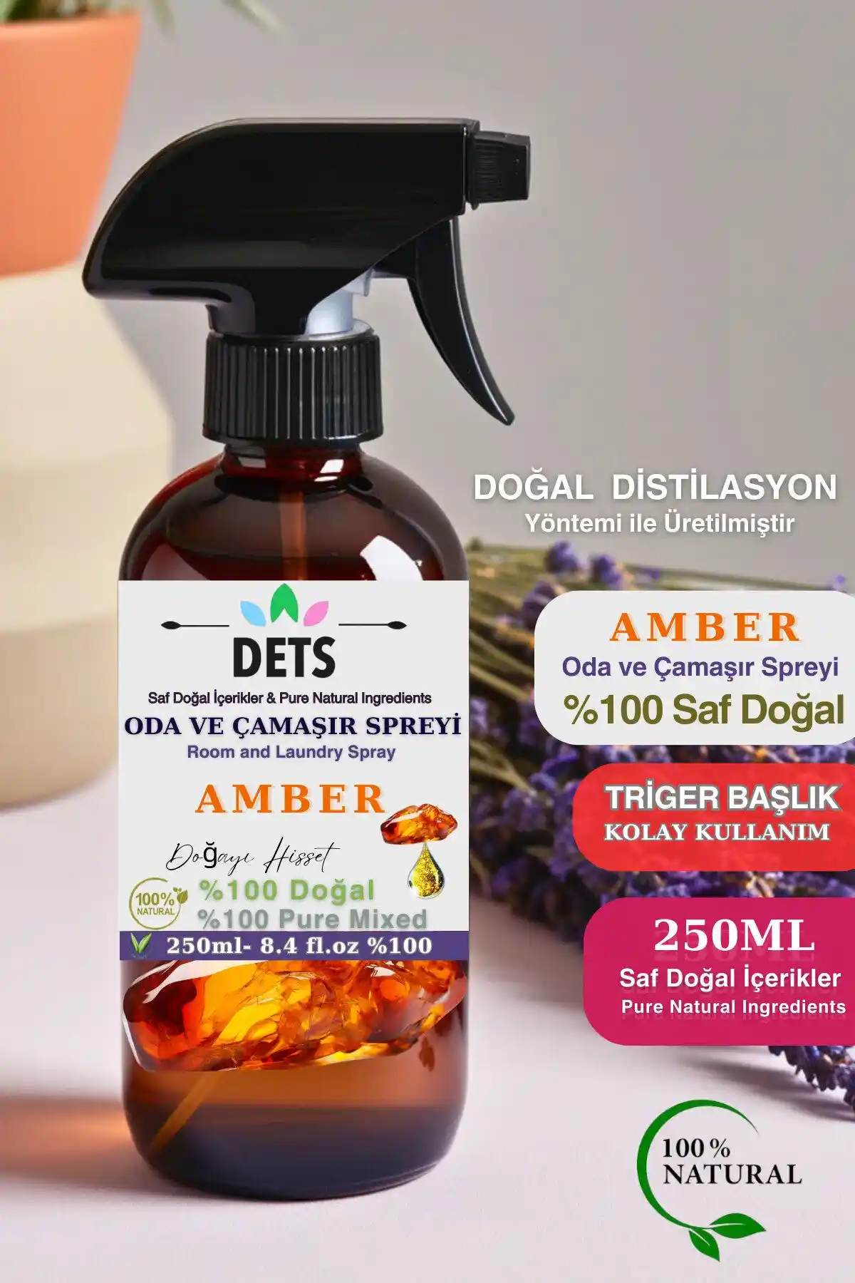 Amber Koku Romantik Oda Spreyi: Ev Dekorasyonunda Sıcak ve Davetkar Atmosfer Yaratma