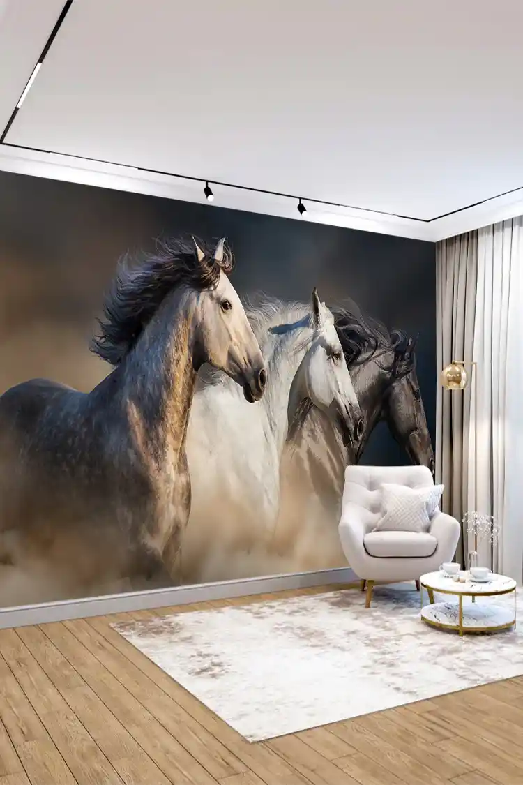 Asil At Temalı Duvar Dekorasyonları İçin Malzeme ve Tarz Seçenekleri Rehberi