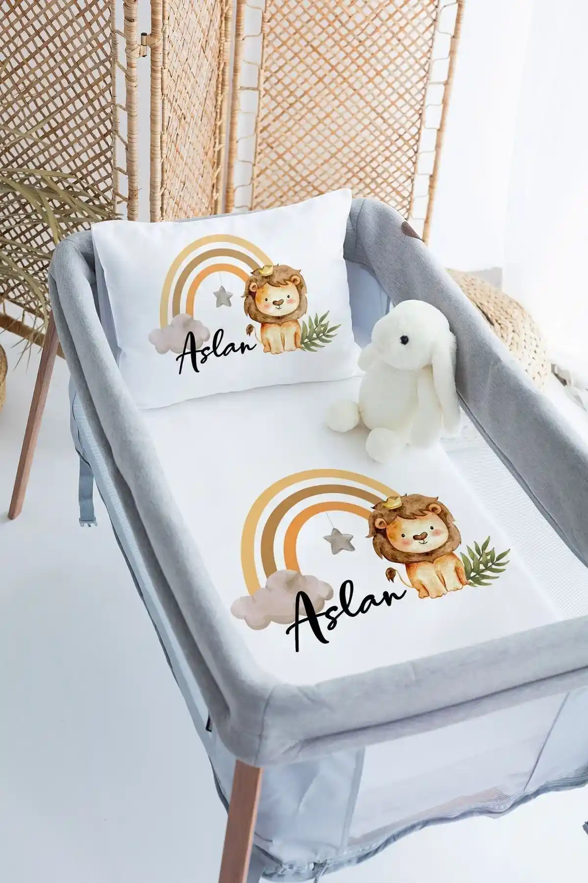 Aslan Temalı Pamuk Nevresim Setleri Doğal Güç ve Estetik Birlikteliği