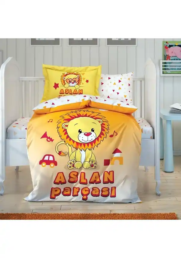 Aslan Temalı Pamuk Nevresim Setleriyle Yatak Odası Dekorasyonunuzu Geliştirin