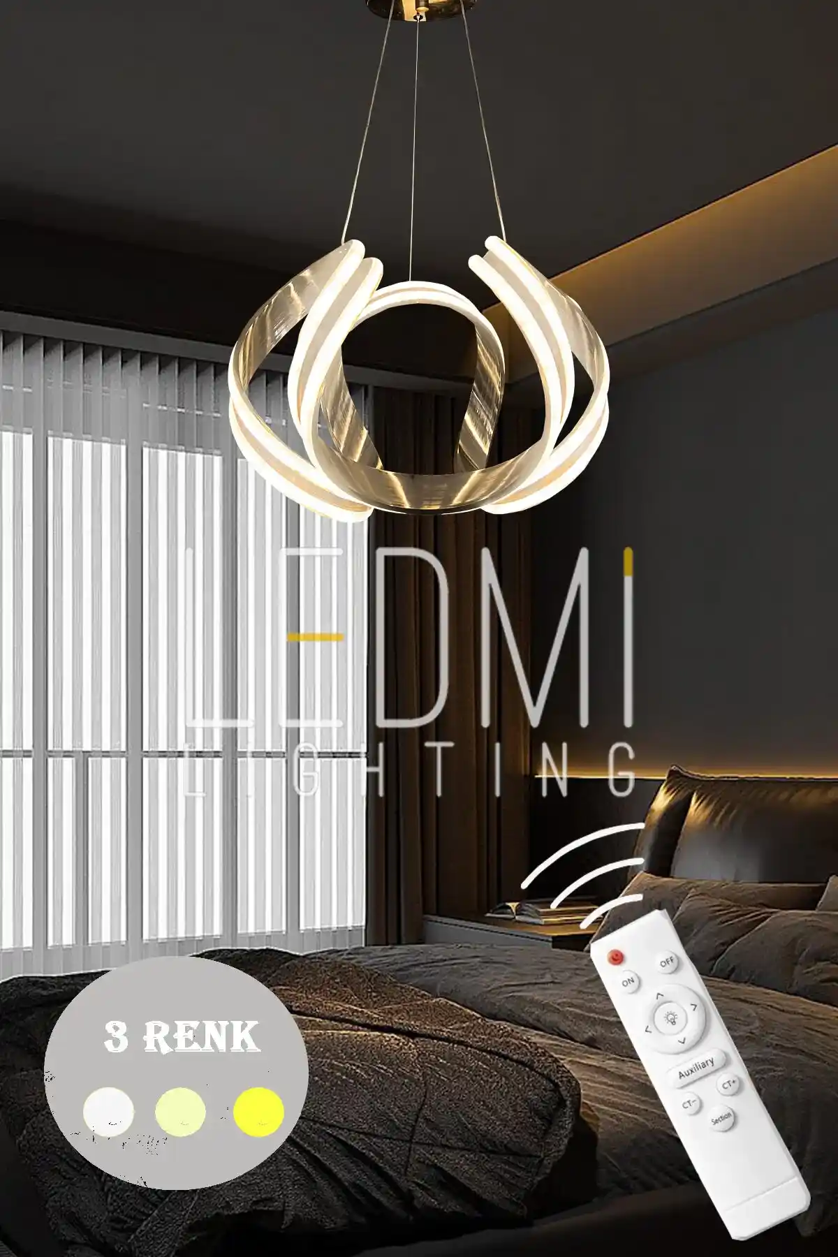 Ay Şeklinde Modern Avize Tasarımlarıyla İç Mekanlara Şıklık Katın