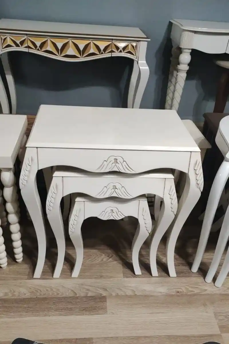 Az Yer Kaplayan 3'lü Zigon Sehpa Farklı Tasarım ve Malzeme Seçenekleriyle Dekorasyonda Pratiklik