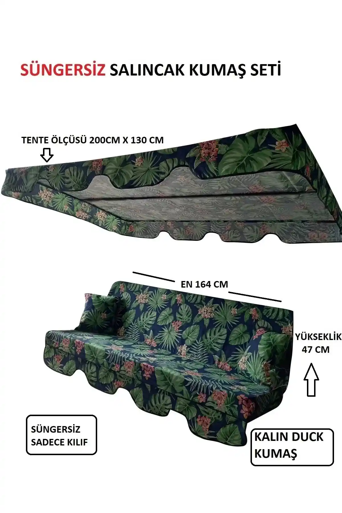 Bahçenize Renk ve Konfor Katacak Tenteli Salıncak Kumaş Setleri Ürünleri ve Özellikleri