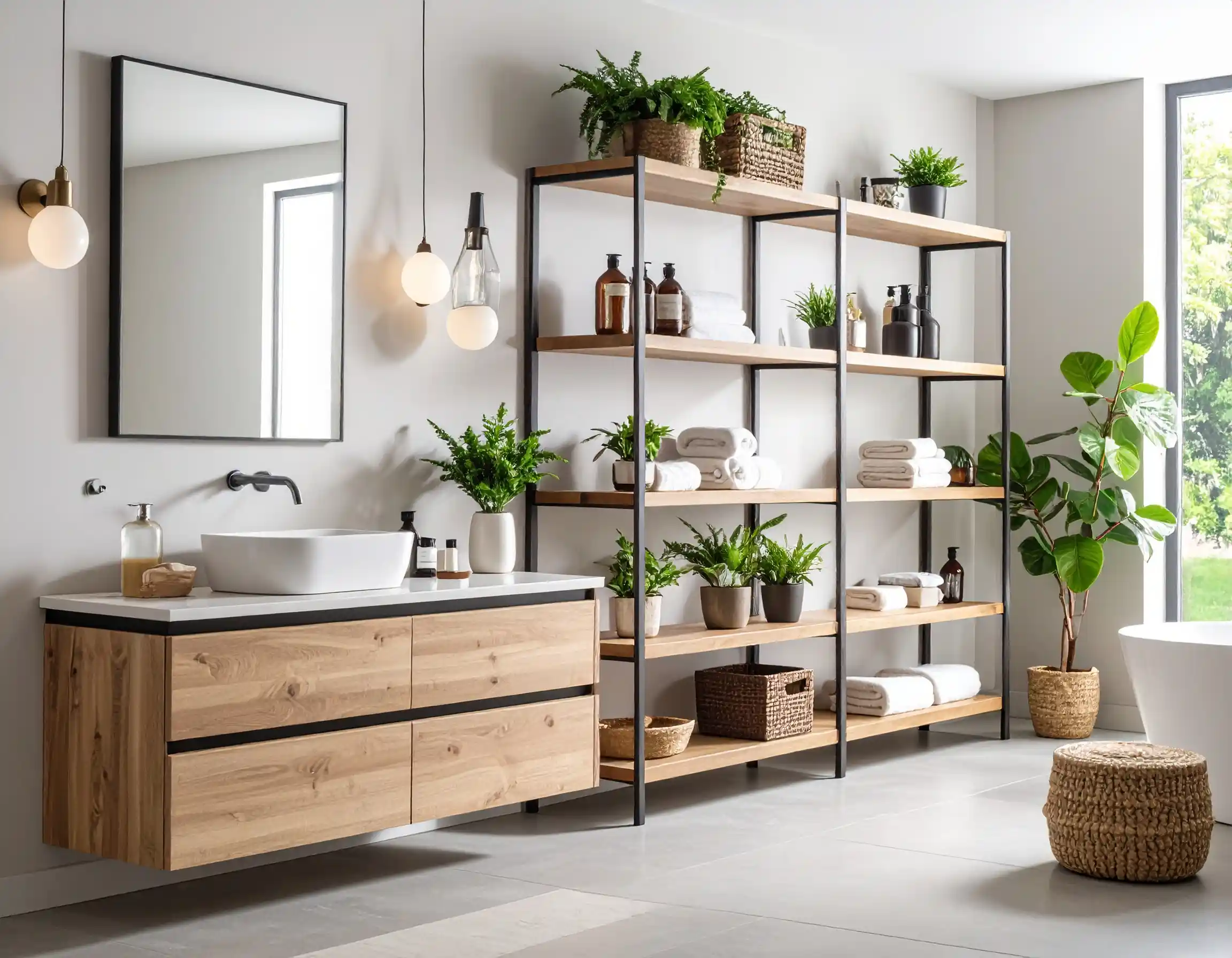 Banyo Düzenlemede Raf Seçimi ve Malzeme Tercihleriyle Fonksiyonellik Sağlama