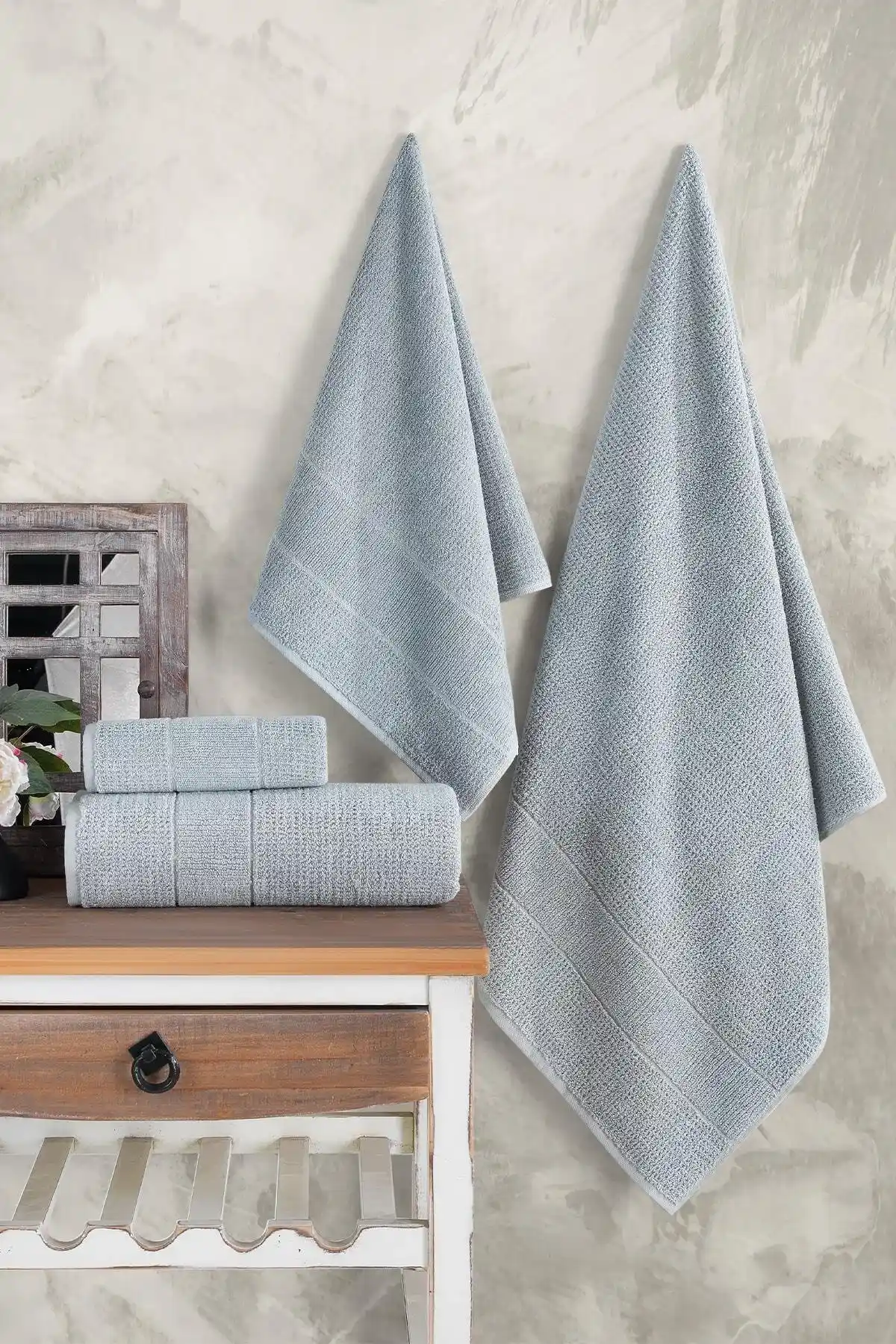 Banyo Pamuklu Havlu Takımları: Fonksiyonellik ve Estetiğin Birlikte Sunumu