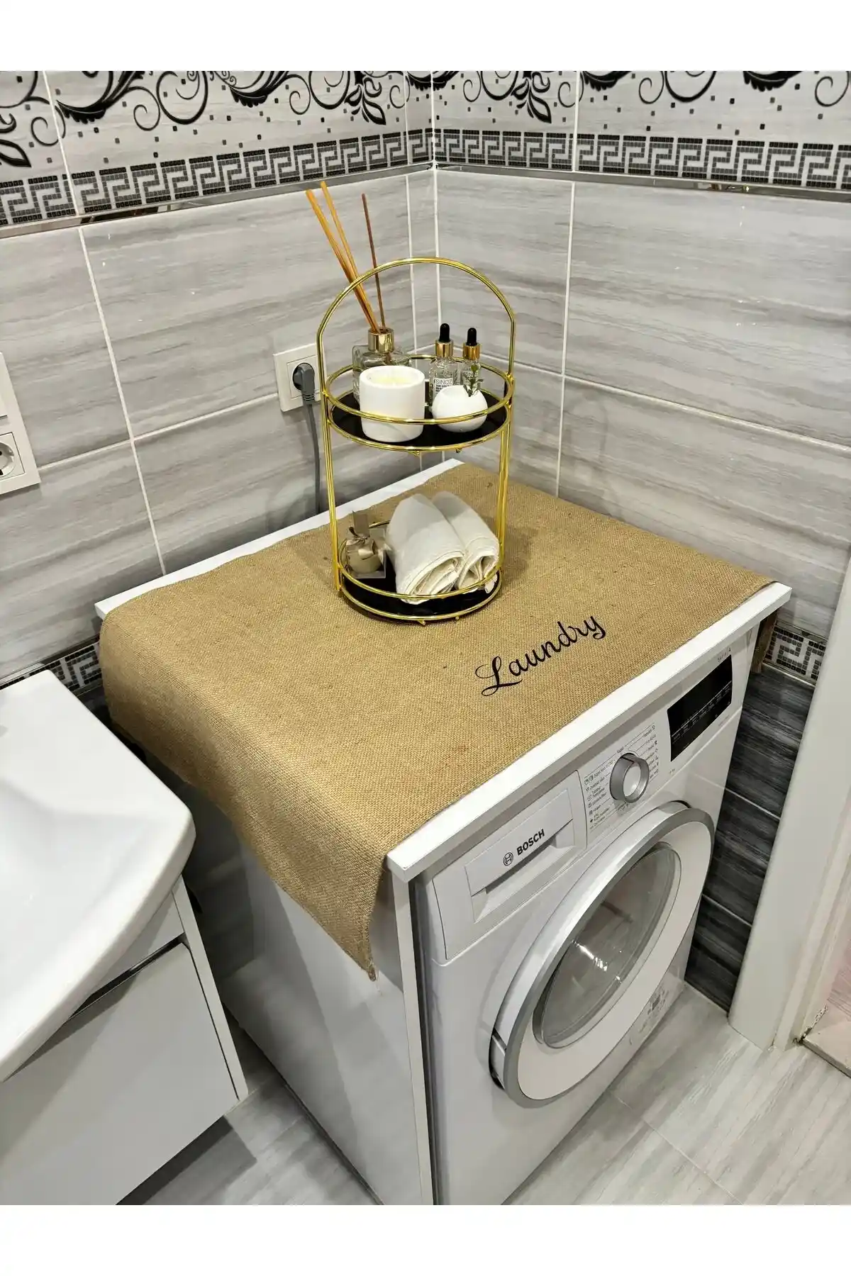 Baskılı Çamaşır Makinesi Örtüsü Modelleri: Estetik ve Koruma Sağlayan Çözüm