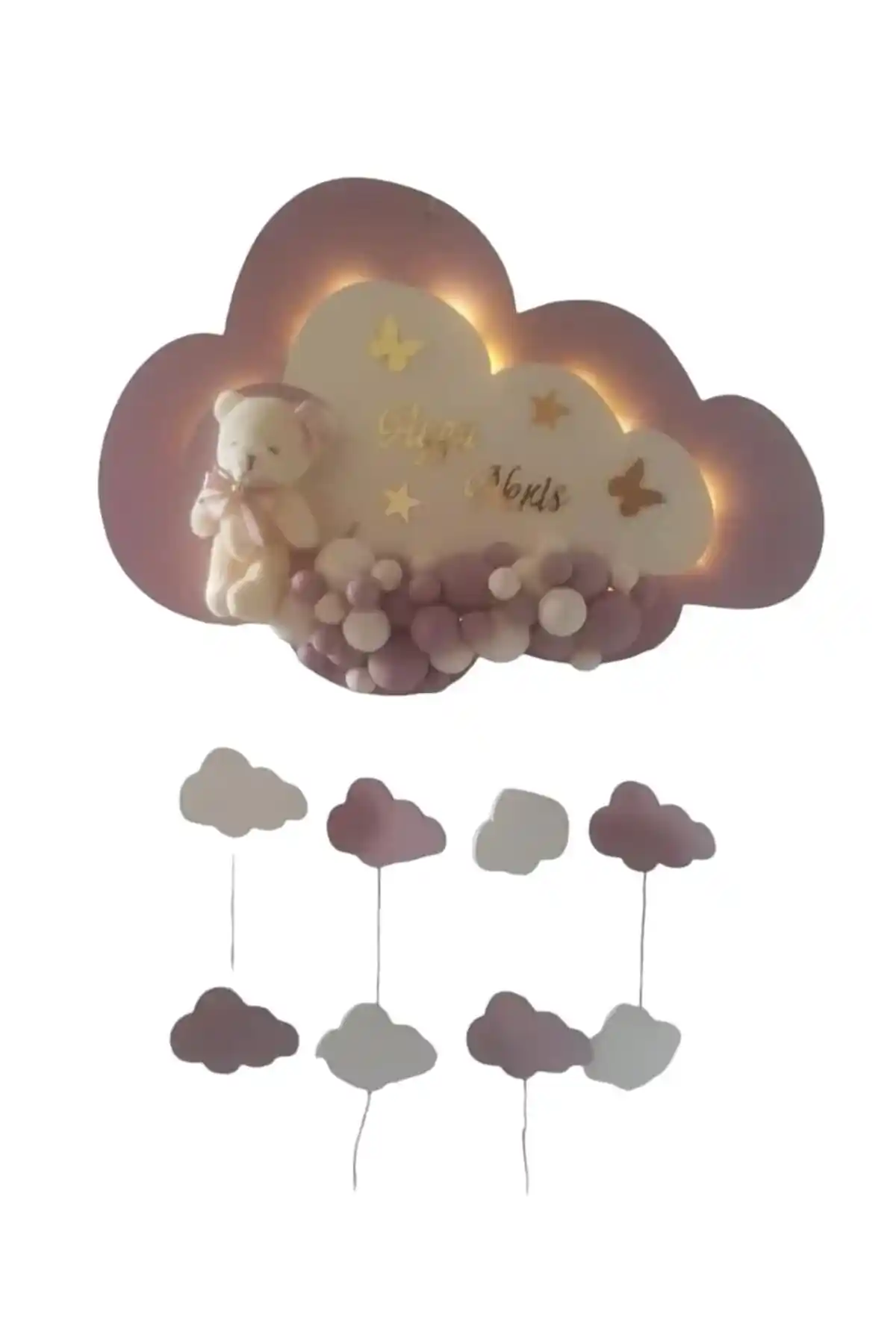 Bebek Odası Atmosferini Zenginleştiren Işıklı Kapı Süsleri ve Dekorasyon İpuçları