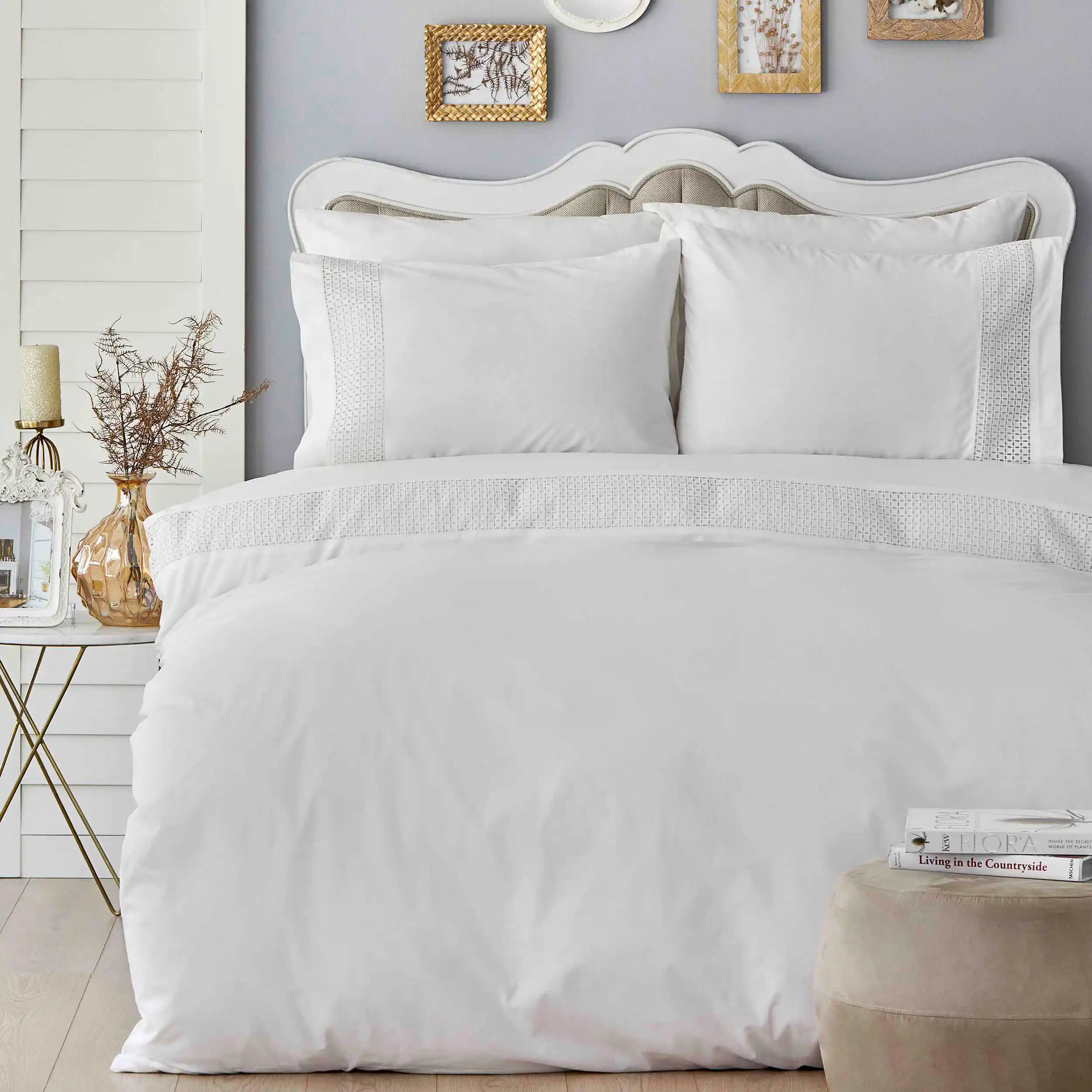 Beyaz Pamuk Nevresim Takımlarıyla Ev Dekorasyonunda Şıklık ve Konforun Buluşması