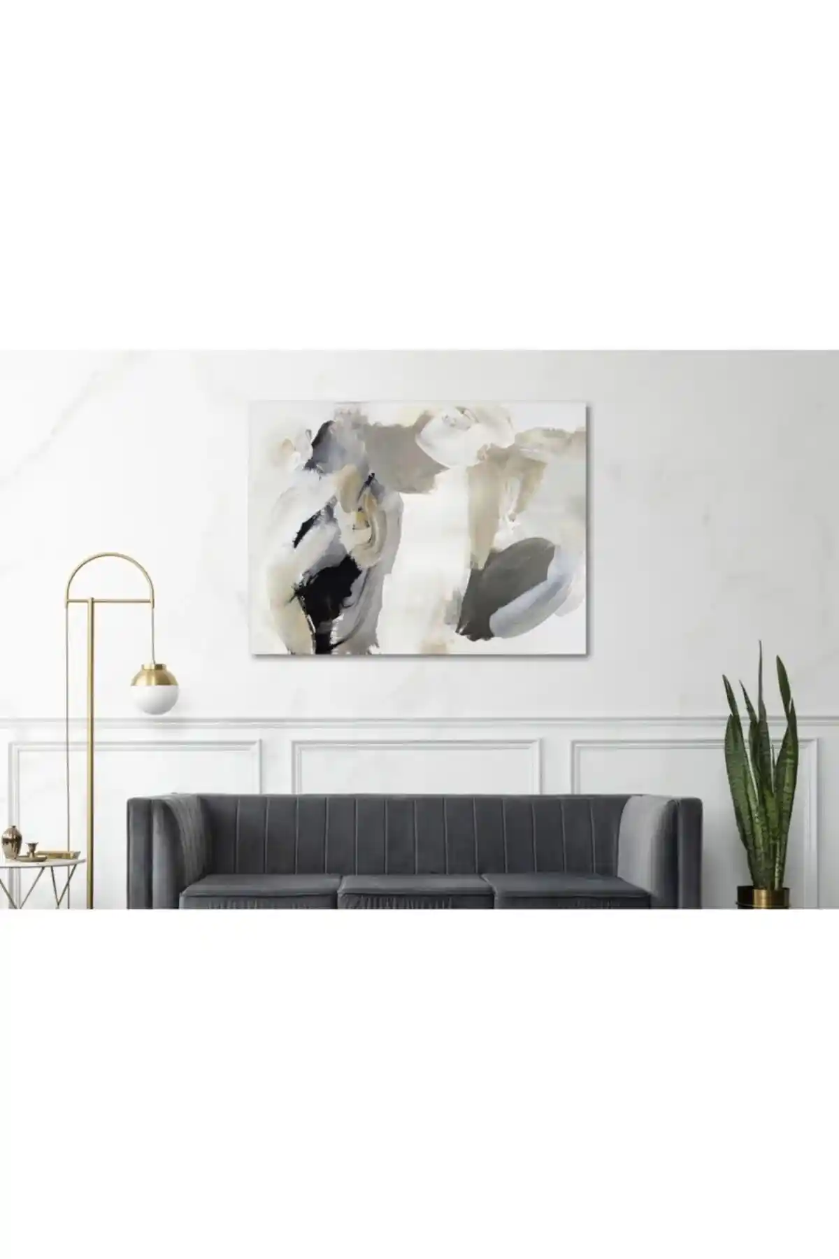 Bitablom Soyut Tablo ile Modern Mekânlara Şıklık Katın ve Dekorasyonunuzu Yenileyin