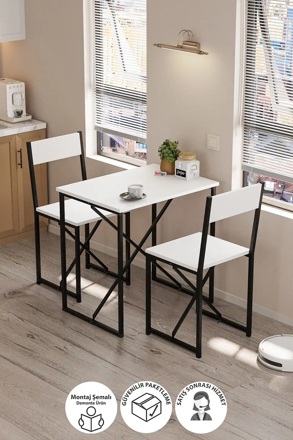 Bofigo 2'li Dayanıklı Sandalye Seti: Ev Dekorasyonunda Pratik ve Uzun Ömürlü Seçenekler