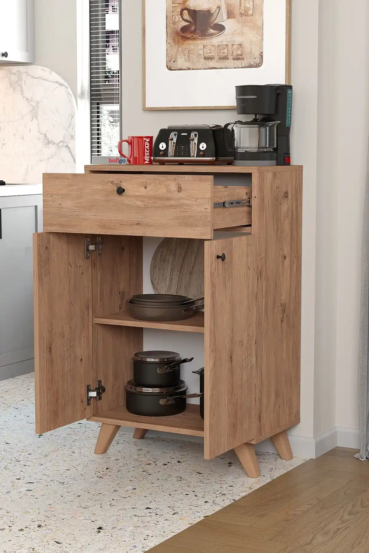 Bofigo Çekmeceli Mutfak Dolapları: Fonksiyonellik ve Estetiğin Modern Buluşması