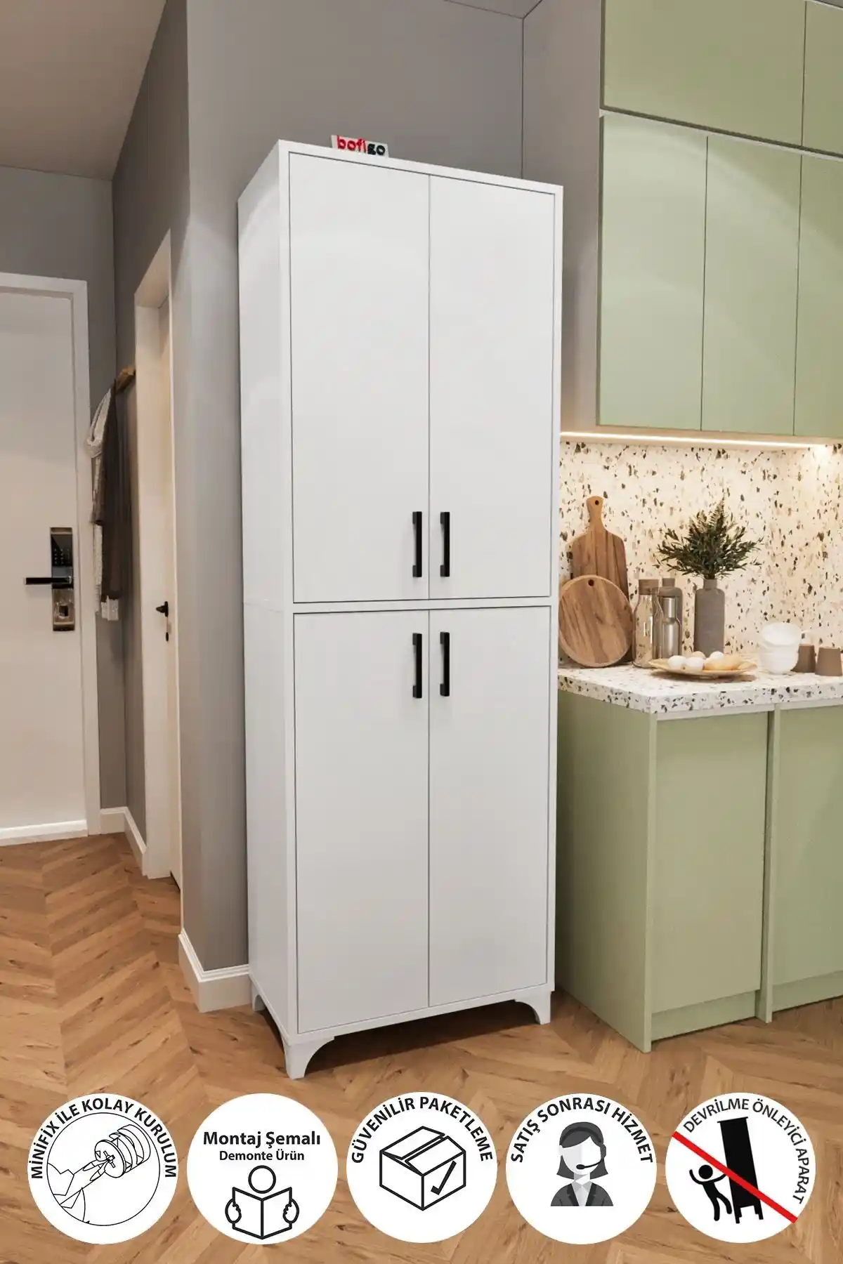 Bofigo Çok Amaçlı Dolaplar: Dayanıklı ve Çok Fonksiyonlu Depolama Çözümleri