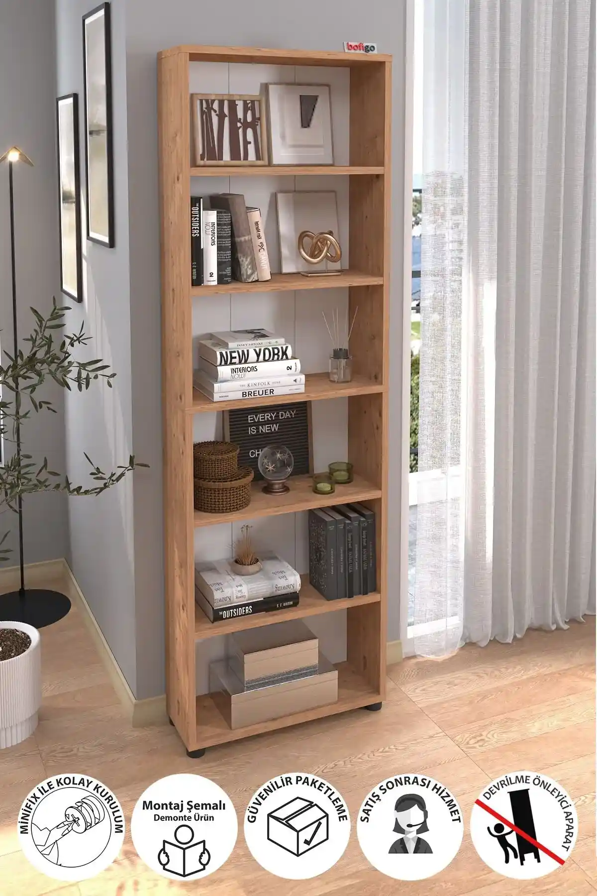 Bofigo Kitaplık Malzeme ve Kullanım Avantajları Modern Tasarım ve Dayanıklılık