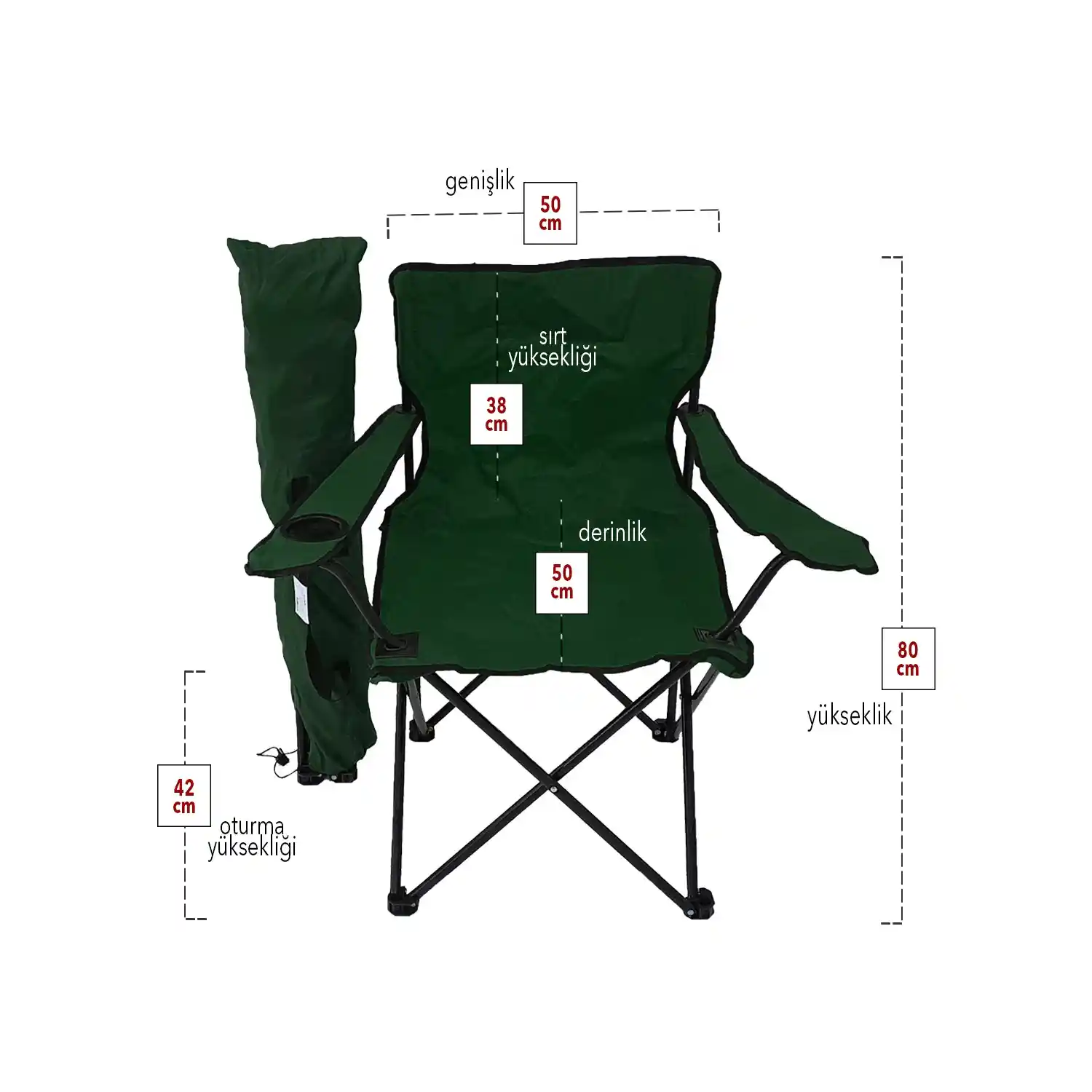 Bofigo Pratik Katlanır Sandalye: Dayanıklı ve Çok Yönlü Hafif Mobilya Çözümü