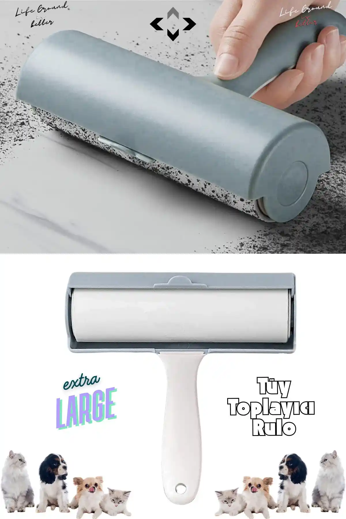 Büyük Boy Etkili Tüy Toplayıcı Rulo ile Temizlikte Yeni Standartlar