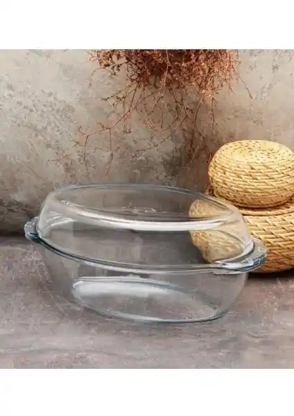 Cam Borcam Oval Tepsi ile Ev Dekorasyonunda Estetik ve Fonksiyonellik Bir Arada