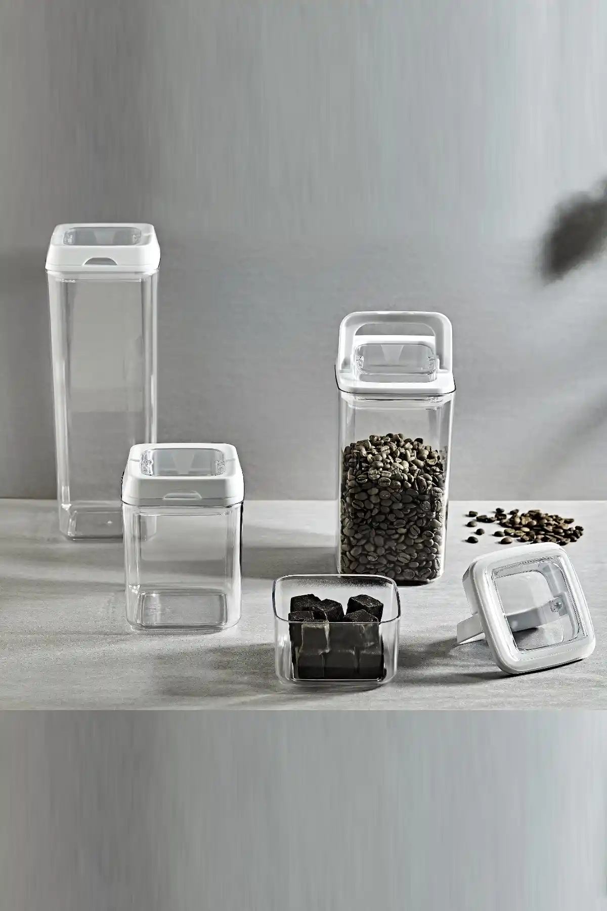 Camlı Modern Saklama Kapları ile Mutfak ve Ev Dekorasyonunu Yenileyin